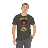 Jerome Bettis Pittsburgh Steelers, Soft Cotton Bella and Canvas Short Sleeve Tee shirt