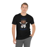 Zeke Elliott Dallas Cowboys (Throwback), Soft Cotton Bella and Canvas Short Sleeve Tee shirt
