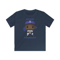 Jackie Robinson Brooklyn Dodgers/L.A Dodgers, Kids Gildan Softstyle Tee Shirt