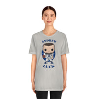 Andrew Luck Indianapolis Colts, Soft Cotton Bella and Canvas Short Sleeve Tee shirt
