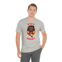 Paul Pogba Manchester United, Soft Cotton Bella and Canvas Short Sleeve Tee shirt