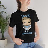 Jack Grealish Manchester City, Soft Cotton Bella and Canvas Short Sleeve Tee shirt