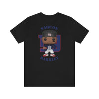 Saquon Barkley New York Giants, Soft Cotton Bella and Canvas Short Sleeve Tee shirt