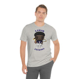 Lemar Jackson Baltimore Ravens, Soft Cotton Bella and Canvas Short Sleeve Tee shirt
