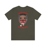 Pierre-Emerick Aubameyang Arsenal, Soft Cotton Bella and Canvas Short Sleeve Tee shirt