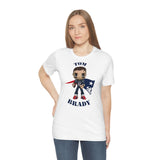 Tom Brady New England Patriots (Large), Soft Cotton Bella and Canvas Short Sleeve Tee shirt