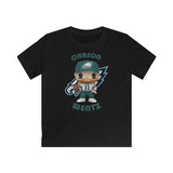 Carson Wentz Philadelphia Eagles White Jersey, Kids Gildan Softstyle Tee Shirt