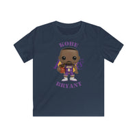 Kobe Bryant L.A Lakers (Purple), Kids Gildan Softstyle Tee Shirt