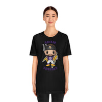 Adam Thielen Minnesota Vikings, Soft Cotton Bella and Canvas Short Sleeve Tee shirt