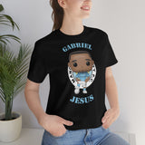Gabriel Jesus Manchester City, Soft Cotton Bella and Canvas Short Sleeve Tee shirt