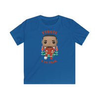 Virgil Van Dijk Liverpool, Kids Gildan Softstyle Tee Shirt