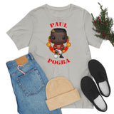 Paul Pogba Manchester United, Soft Cotton Bella and Canvas Short Sleeve Tee shirt