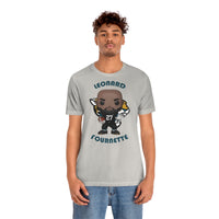 Leonard Fournette Jacksonville Jaguars, Soft Cotton Bella and Canvas Short Sleeve Tee shirt