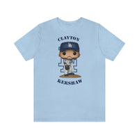 Clayton Kershaw L.A Dodgers, Soft Cotton Bella and Canvas Short Sleeve Tee shirt