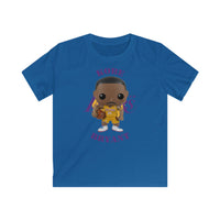 Kobe Bryant L.A Lakers (Yellow), Kids Gildan Softstyle Tee Shirt