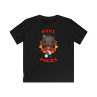 Paul Pogba Manchester United, Kids Gildan Softstyle Tee Shirt
