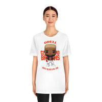 Odell Beckham Jr Cleveland Browns, Soft Cotton Bella and Canvas Short Sleeve Tee shirt