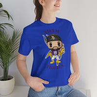 Adam Thielen Minnesota Vikings, Soft Cotton Bella and Canvas Short Sleeve Tee shirt
