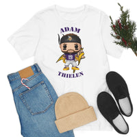 Adam Thielen Minnesota Vikings, Soft Cotton Bella and Canvas Short Sleeve Tee shirt