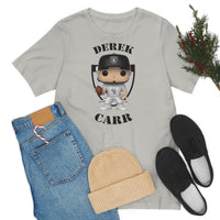 Derek Carr Las Vegas Raiders, Soft Cotton Bella and Canvas Short Sleeve Tee shirt