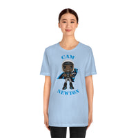 Cam Newton Carolina Panthers, Soft Cotton Bella and Canvas Short Sleeve Tee shirt