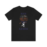 Ray Lewis Baltimore Ravens, Soft Cotton Bella and Canvas Short Sleeve Tee shirt