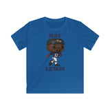 Ray Lewis Baltimore Ravens, Kids Gildan Softstyle Tee Shirt