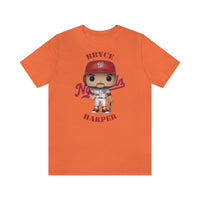 Bryce Harper Washington Nationals, Soft Cotton Bella and Canvas Short Sleeve Tee shirt