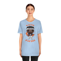 Walter Payton Chicago Bears (Dark), Soft Cotton Bella and Canvas Short Sleeve Tee shirt