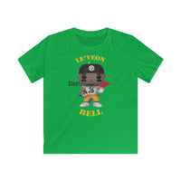 Leveon Bell Pittsburgh Steelers, Kids Gildan Softstyle Tee Shirt