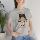 Buster Posey San Francisco Giants, Soft Cotton Bella and Canvas Short Sleeve Tee shirt