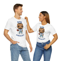 Dak Prescott Dallas Cowboys, Soft Cotton Bella and Canvas Short Sleeve Tee shirt