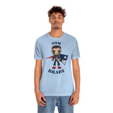 Tom Brady New England Patriots (Large), Soft Cotton Bella and Canvas Short Sleeve Tee shirt