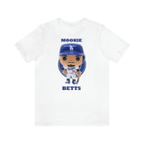 Mookie Betts L.A/Brooklyn Dodgers, Soft Cotton Bella and Canvas Short Sleeve Tee shirt