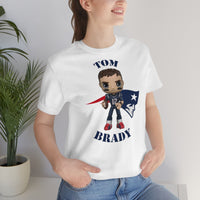 Tom Brady New England Patriots (Large), Soft Cotton Bella and Canvas Short Sleeve Tee shirt