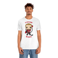 Taylor Hall New Jersey Devils, Soft Cotton Bella and Canvas Short Sleeve Tee shirt