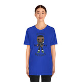 Russell Wilson Seattle Seahawks (Large), Soft Cotton Bella and Canvas Short Sleeve Tee shirt