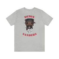Deion Sanders Atlanta Falcons, Soft Cotton Bella and Canvas Short Sleeve Tee shirt