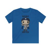 Babe Ruth New York Yankees, Kids Gildan Softstyle Tee Shirt