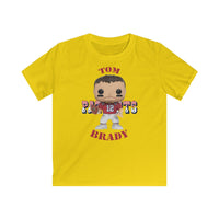 Tom Brady New England Patriots (Throwback), Kids Gildan Softstyle Tee Shirt