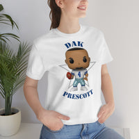Dak Prescott Dallas Cowboys, Soft Cotton Bella and Canvas Short Sleeve Tee shirt