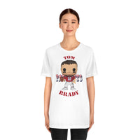 Tom Brady New England Patriots (Throwback), Soft Cotton Bella and Canvas Short Sleeve Tee shirt