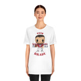 Tom Brady New England Patriots (Throwback), Soft Cotton Bella and Canvas Short Sleeve Tee shirt