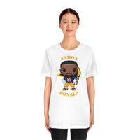 Aaron Donald L.A Rams, Soft Cotton Bella and Canvas Short Sleeve Tee shirt