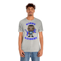 Barry Sanders Detroit Lions, Soft Cotton Bella and Canvas Short Sleeve Tee shirt