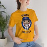 Kris Bryant Chicago Cubs, Soft Cotton Bella and Canvas Short Sleeve Tee shirt