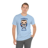 Andrew Luck Indianapolis Colts, Soft Cotton Bella and Canvas Short Sleeve Tee shirt