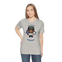 Russell Wilson Seattle Seahawks, Soft Cotton Bella and Canvas Short Sleeve Tee shirt