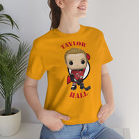 Taylor Hall New Jersey Devils, Soft Cotton Bella and Canvas Short Sleeve Tee shirt