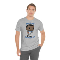 Barry Sanders Detroit Lions, Soft Cotton Bella and Canvas Short Sleeve Tee shirt